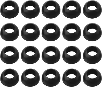 20 st pyl Dome Bull Nös Rubber Seals O-Ring, vatten- och olierresistent, för LPG-regulator och grillstov gazreparation - Black