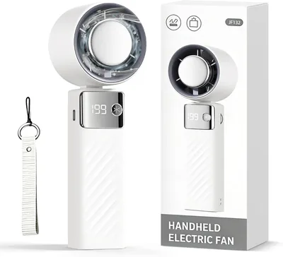 Ventilateur portable 2026 neuf, mini ventilateurs rechargeables, petit ventilateur de bureau, au cou ou pliable, jusqu'à 13 heures de refroidissement - Économisez 55% 