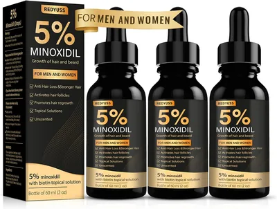 Minoxidil Hair Growth Serum Minoxidil Biotin for Hair Beard Growth Prevent Hair Loss for Thicker Lon