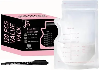 Jane Becker 120 Piece Breast Milk Storage Bags - Best Deal