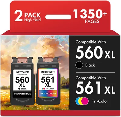 Canon Pixma TS5 Kartuschen: 560 XL PG-560XL & 561 CL-561XL Multipack (26% Rabatt)