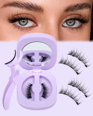 Cat Eye Magnetic Eyelashes Natural Look