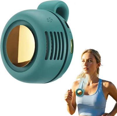 Catnat Portable Clip Fan, Drei Windstärken, Handventilator mit Clip, Gürtelclip, Miniaturgröße für Outdoor-Aktivitäten