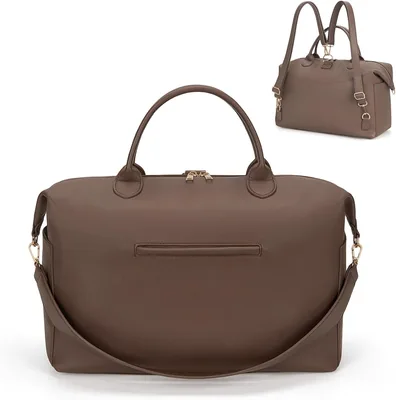 Bolsa de Pañales Convertible de Piel Vegana - Mochila para Mamá y Bolsa de Hospital