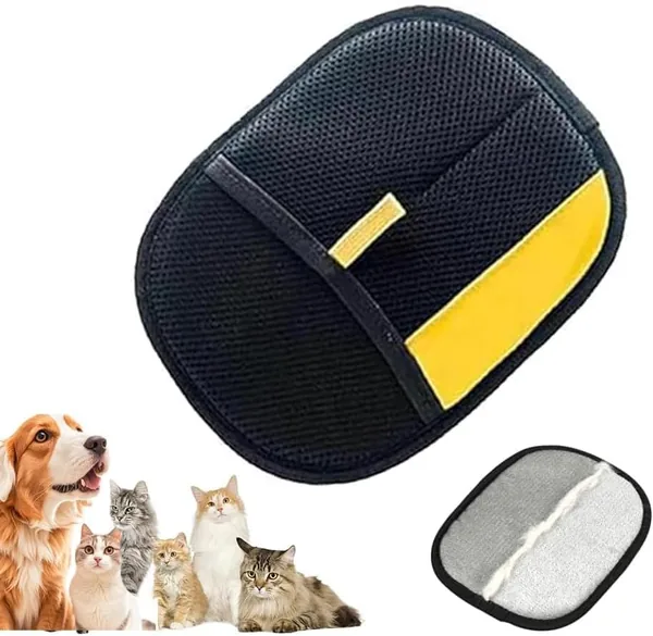 Guante de Eliminación de Pelos de Mascotas HOIDOKLY 2026, Guante de Acariciado Antiestático, Guantes de Aseo Dobles, Reutilizables