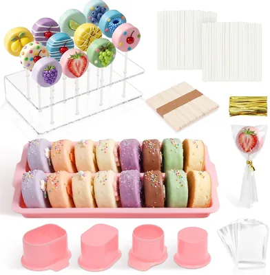Round Oval Cake Pop Mold Set 75% Off