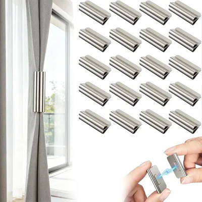 YOOJ® Magnetic Curtain Clips - 10 Pairs, Best Deal