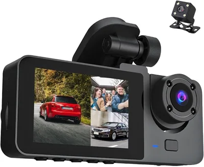 3 Channel Dash Cam Triple Lens Night Vision Motion Detection Parking Mode ZAR 337.00 Best Deal