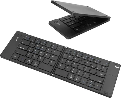 Portable Folding Bluetooth Keyboard - Black