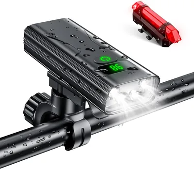自転車ライト 充電式 大容量 5600mAh 5段階調光モード 4LED高輝度 1000ルーメン Best Deal