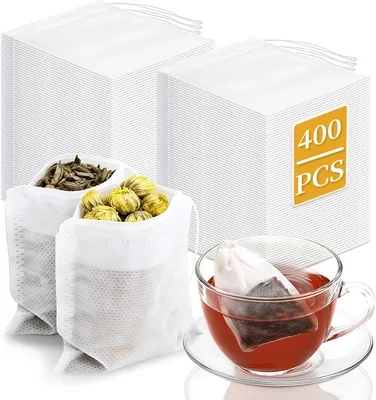 WOKATFI 400 Pcs Cotton Muslin Bags - Reusable Food Grade Mesh for Cooking, Best Deal