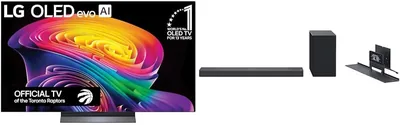 LG 55" C6 OLED evo AI 4K Smart TV + LG SC9S Soundbar - Best Deal