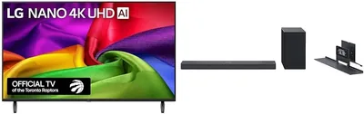 LG 43" NU70 Nano UHD AI 4K Smart TV + LG SC9S Soundbar - 28% Off