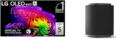 LG 65" G6 OLED evo AI 4K Smart TV + LG Sound Suite M5