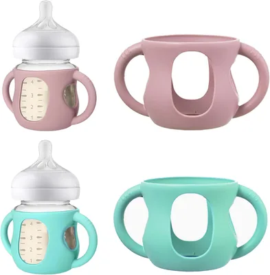 2Pack Silicone Sleeves for Philips Avent Natural Glass Baby Bottle 4oz Best Deal