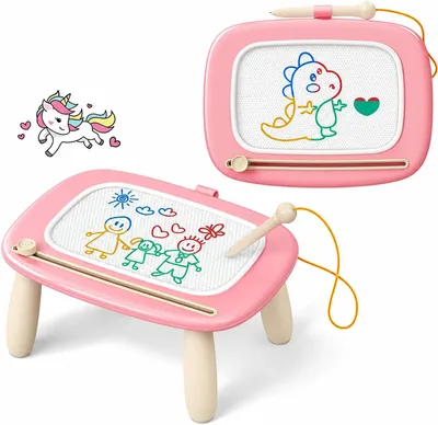 Toddler Magnetic Drawing Board Tablet, Pink - Save 7% Off