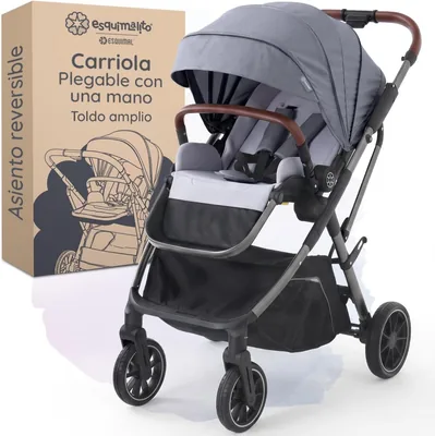 Carriola para Bebé ESQUIMAL Easy Prime, Asiento Reversible, Plegado Semiautomático, Compacta y Ligera - 17% Off