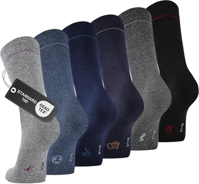 SukModen Men's Dress Socks 6/12 Pairs - Best Deal