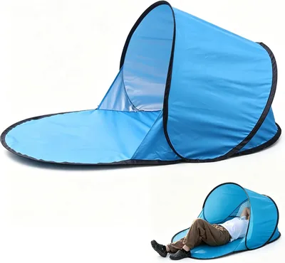 Niuhong Strandmussla en person popup-tält med UV-skydd för picknick | Solskydd tält lätt och vattentätt