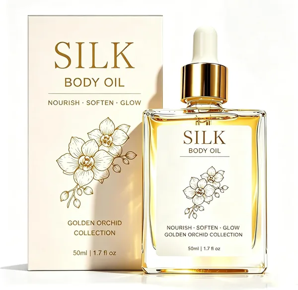 Silk Body Oil 20% Off - Delicate Fragrance Glow