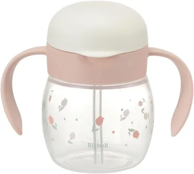 リッシェル 120763 トライ ノ スπill ストロー マグ チューリップ 9.1fl oz (270ml) 7ヶ月 ノ スπill ポリエチレレン | 水分補給 夏 熱に強い