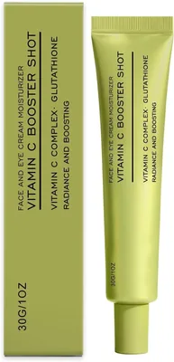 Vitamina C con Glutatión y Vitamina E - Sérum Unificador de Tono - Booster Shot Diario para la Piel