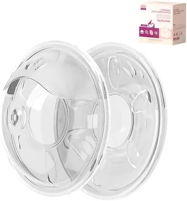 Topika Silicone Breast Milk Collector Cups, 2x Leak-Proof