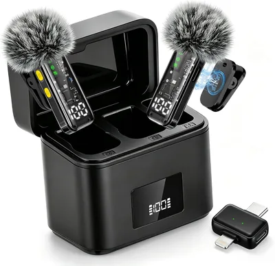 Gicorino Wireless Mini Microphones - Best Deal