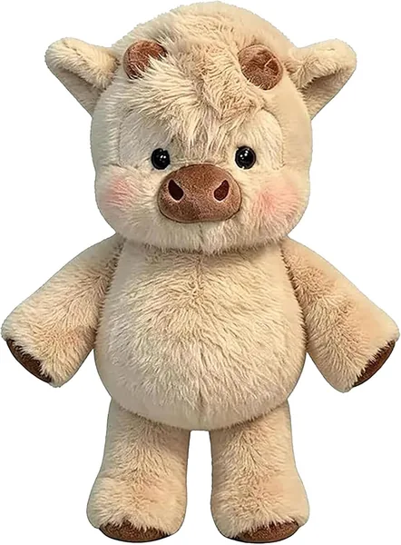 POP lina Plush Cow, 45 cm Cowsin di Alta Qualità, Peluche Morbido per Bambini e Adulti, Regalo di Compleanno, Decorazione