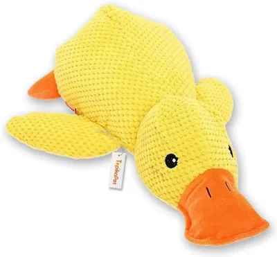TopikaPet Durable Yellow Duck Dog Toy for Aggressive Chewers with Squeaker ZAR 226.00 Best Deal