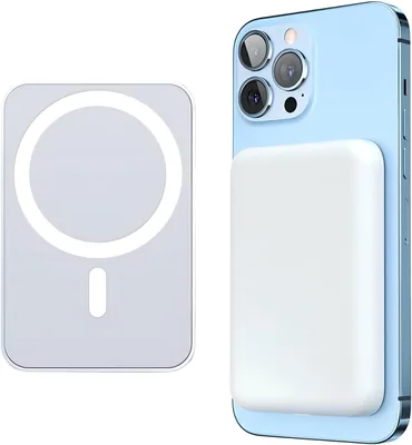 Batterie externe MagSafe, chargeur sans fil induction rapide portable, banque d'énergie magnétique 10000mAh pour iPhone 12 13 14 15 1 - Meilleurs Prix
