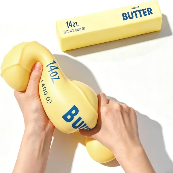 Squishy Butter 25cm: 63% di Sconto - Giocattolo Antistress Morbido e Lento