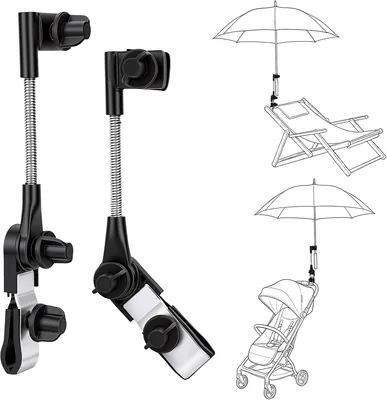 Adjustable Umbrella Holder for Stroller, 2 Pack