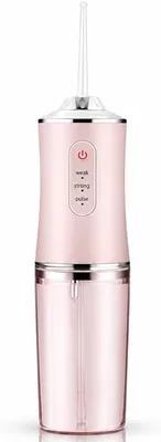 Cordless Electric Flosser Pink - 230ml Tank, 3 Modes, 4 Jet Tips - Best Deal