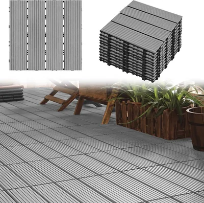 YEATHOR Garden Decking Tiles - Best Deal