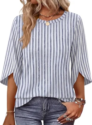 OFEEFAN Petal Sleeve Blouse - Best Deal