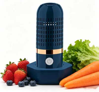 Fruit Cleaner Machine, Portable Fruit and Vegetable Washing Machine, OH-ion Purification Technology,