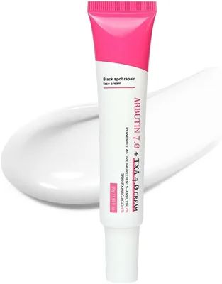 BUTBU 7% Arbutin + 4% Tranexic Acid Cream med Niacinamide och Glutathion - 45% Rabatt