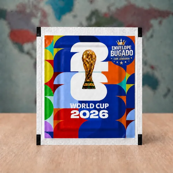 Pacote de Figurinhas Extra Stick Legend Bugado Copa 2026 - Panini LuvinCo