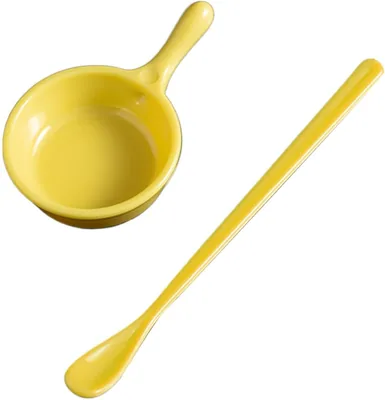 Reptile Food Dish Feeder with Spoon - Bearded Dragon Accessory