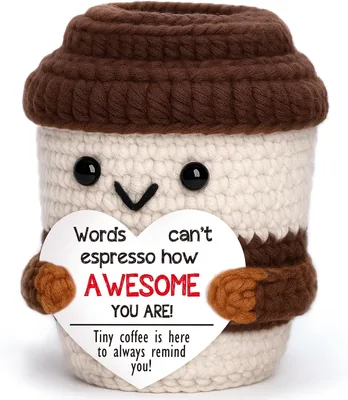 Inspirational Crochet Coffee Gift Set - Best Deal