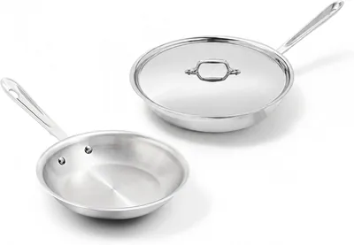 All-Clad D3® 3-Piece Frypan Set - USA Made, Oven Safe - Best Deal