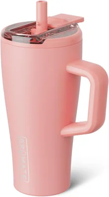 BrüMate Era Flip - Vaso para niños de 567 g con pajita abatible cubierta, 100% a prueba de fugas, hecho de acero. ¡Mejor Precio!
