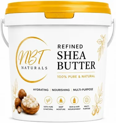 NBT Naturals Refined Shea Butter 125g Pure & Natural Skin & Hair Care Best Deal