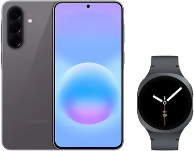 Samsung Galaxy A57 5G (128GB) Cinza + Watch8 BT 40mm Grafite