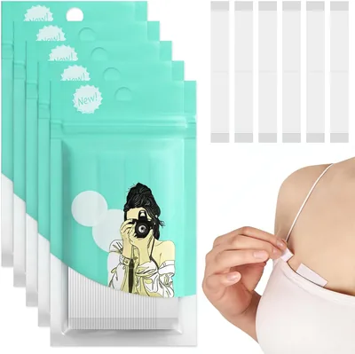 شريط جسم مزدوج الوجه بطول 180 قطعة، شريط ملابس شفاف للملابس وأنواع البشرة المختلفة - أفضل سعر