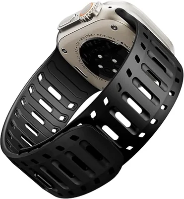 Silicone Watch Band for Apple Watch Ultra - Sweat-Proof Magnet Sport Strap, Best Deal