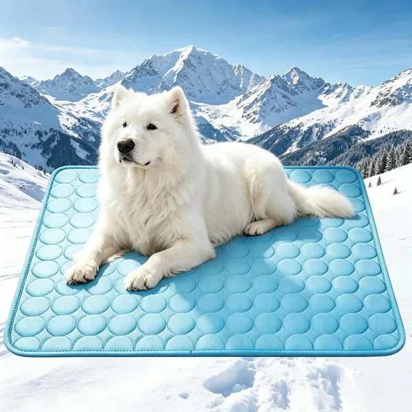Hewmaw Cooling Mat for Dogs - 39"x28", Breathable Chill Fiber Best Deal