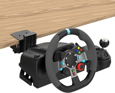 Fosiya Racing Wheel Desk Mount Clamp & Steering Shifter Mount