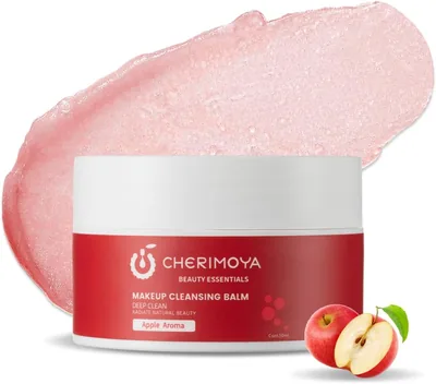 Bálsamo Desmaquillante Limpiador Hidratante Cherimoya 50ML - Elimina Maquillaje Waterproof y de Larga Duración, Limpieza Profunda